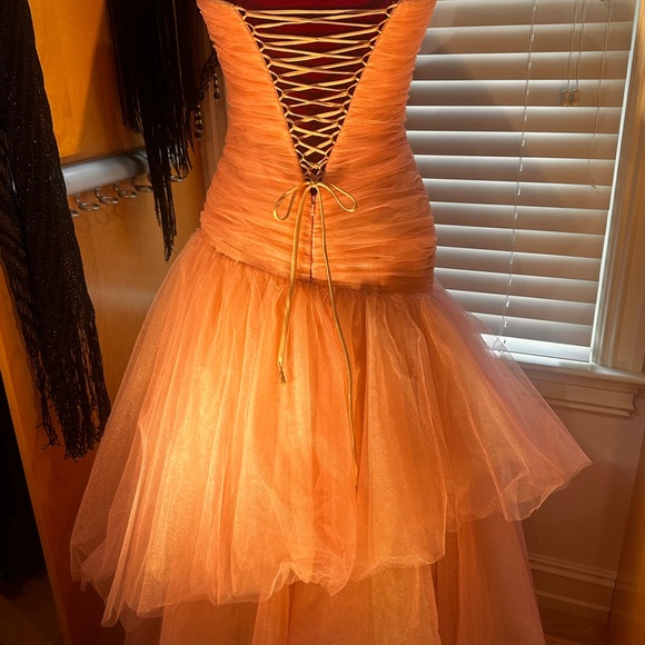 Prom gown size 4 
Great color and sparkle - Picture 10 of 15